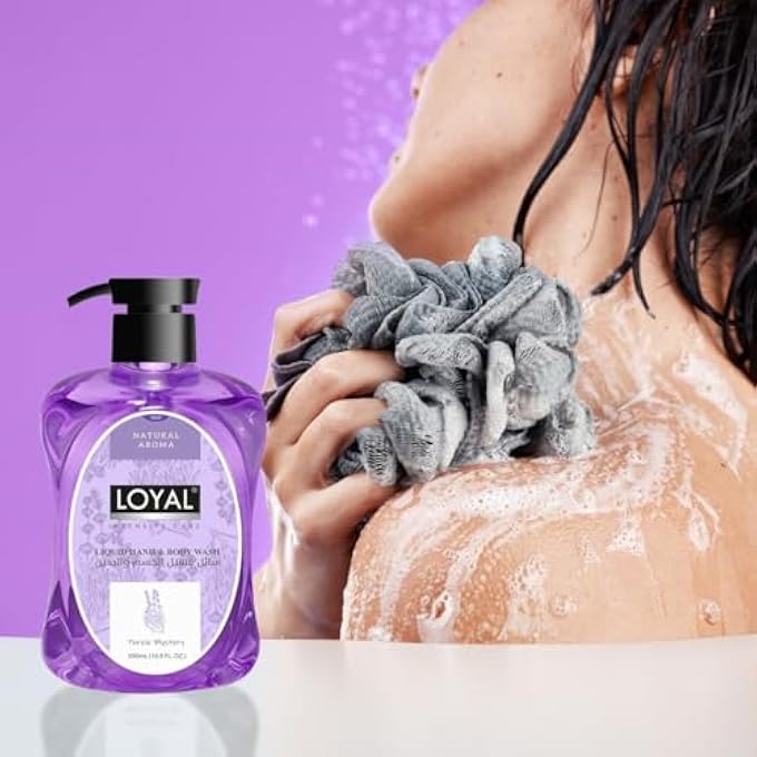 LOYAL LIQUID HAND WASH - EMBRACE THE SOFTNESS - PURPLE MYSTERY SCENT - NATURAL AROMA - 500 ML - Image 3